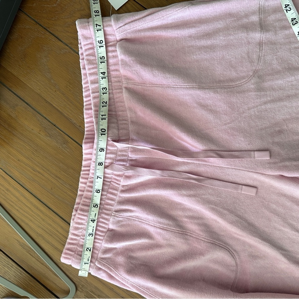 NWT Joy Lab Pink Velour Velvet Wide Legs Sweatpants X-Large - Picture 7 of 9